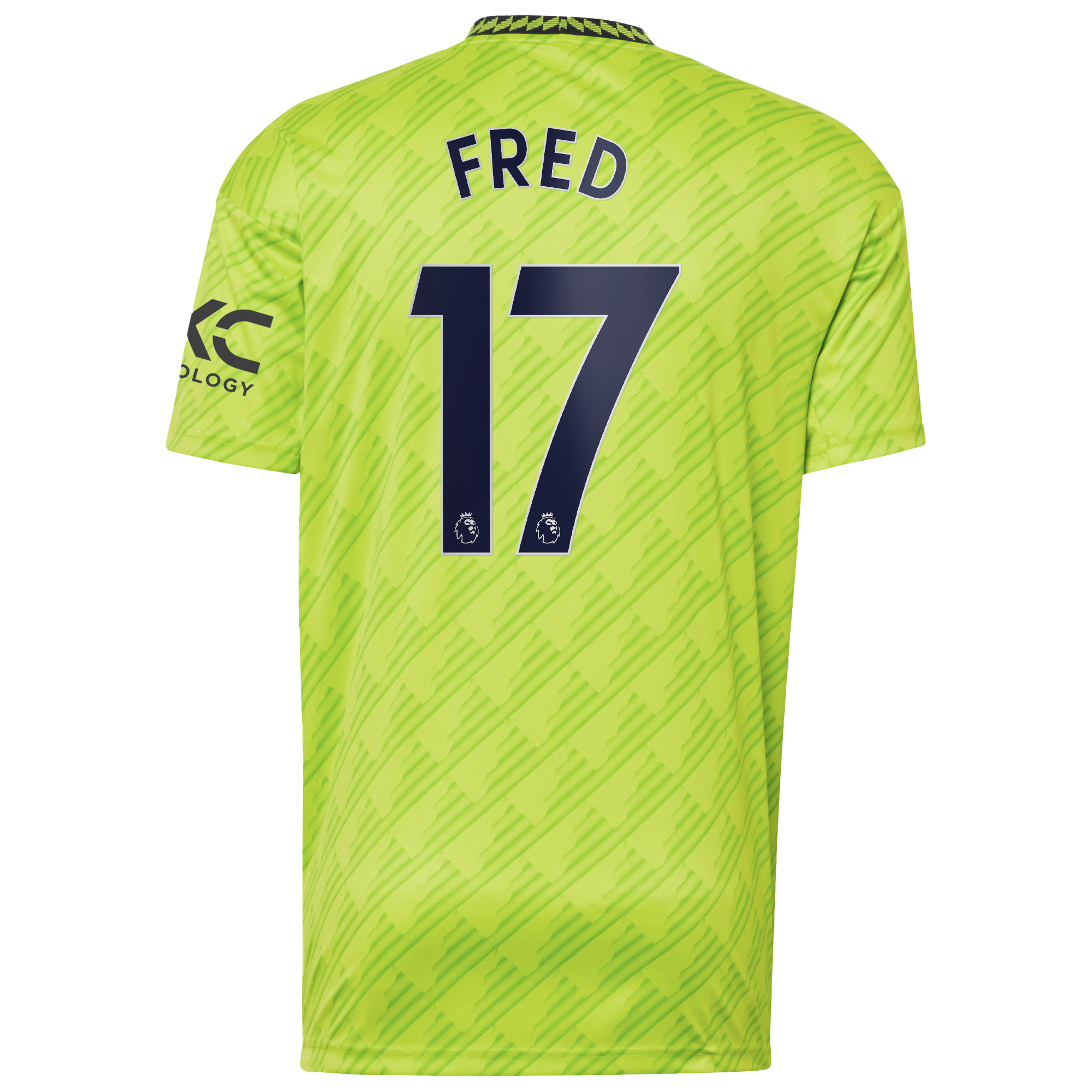 Manchester United Third Shirt 2022-23 with Fred 17 printing