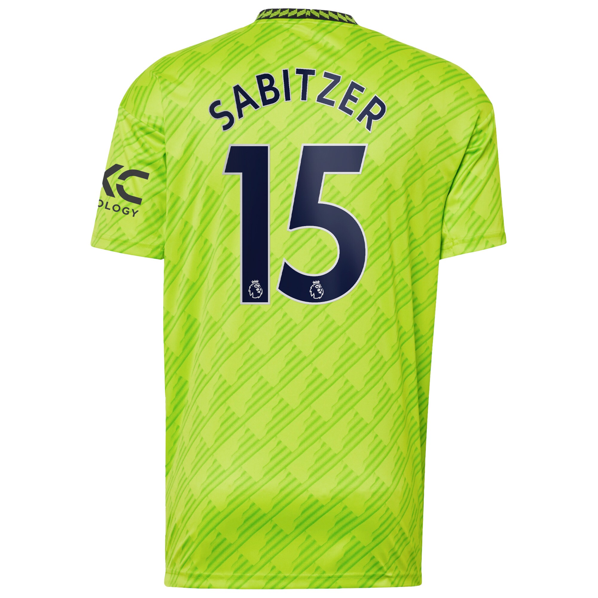 Manchester United Third Shirt 2022-23 with Sabitzer 15 printing