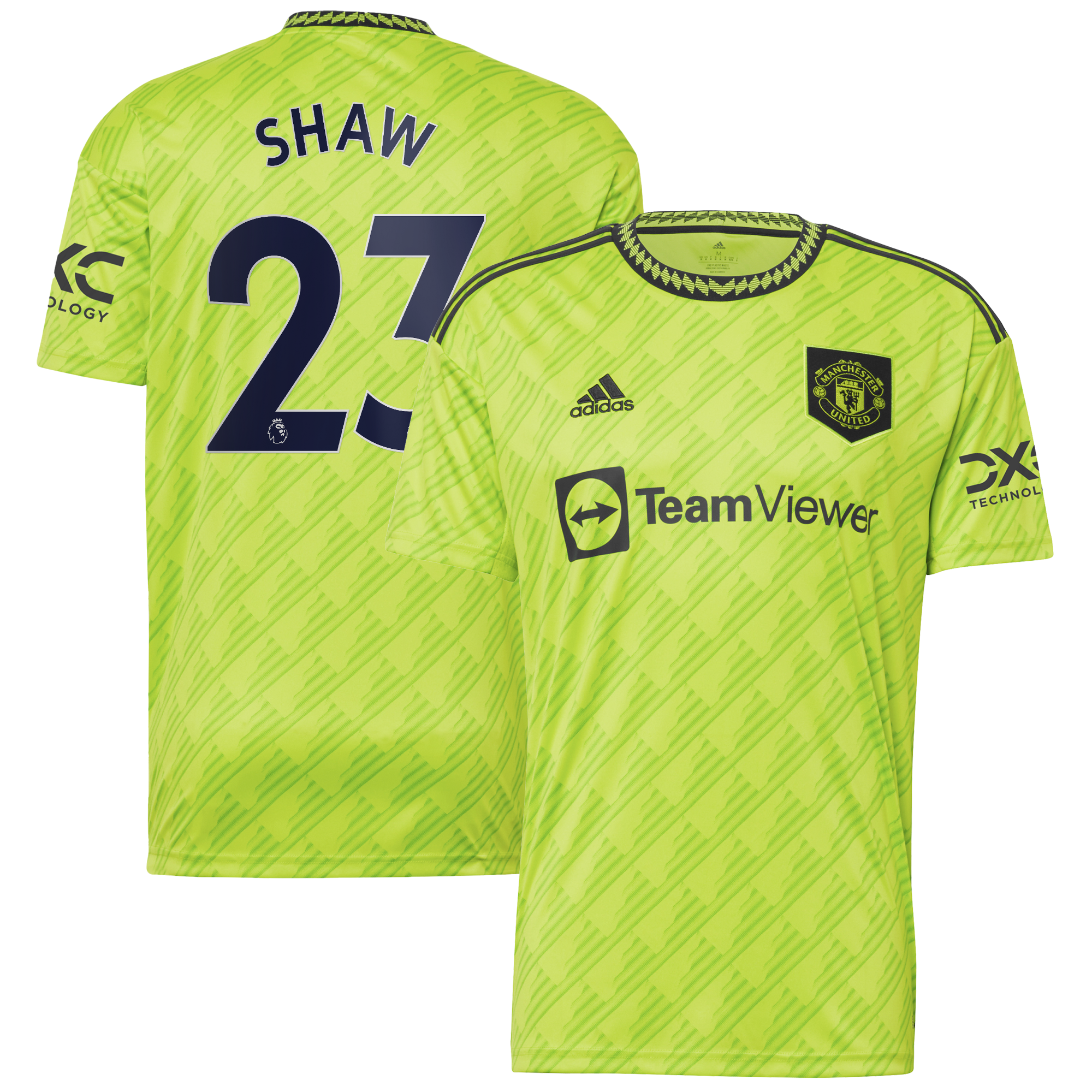 Manchester United Third Shirt 2022-23 with Shaw 23 printing