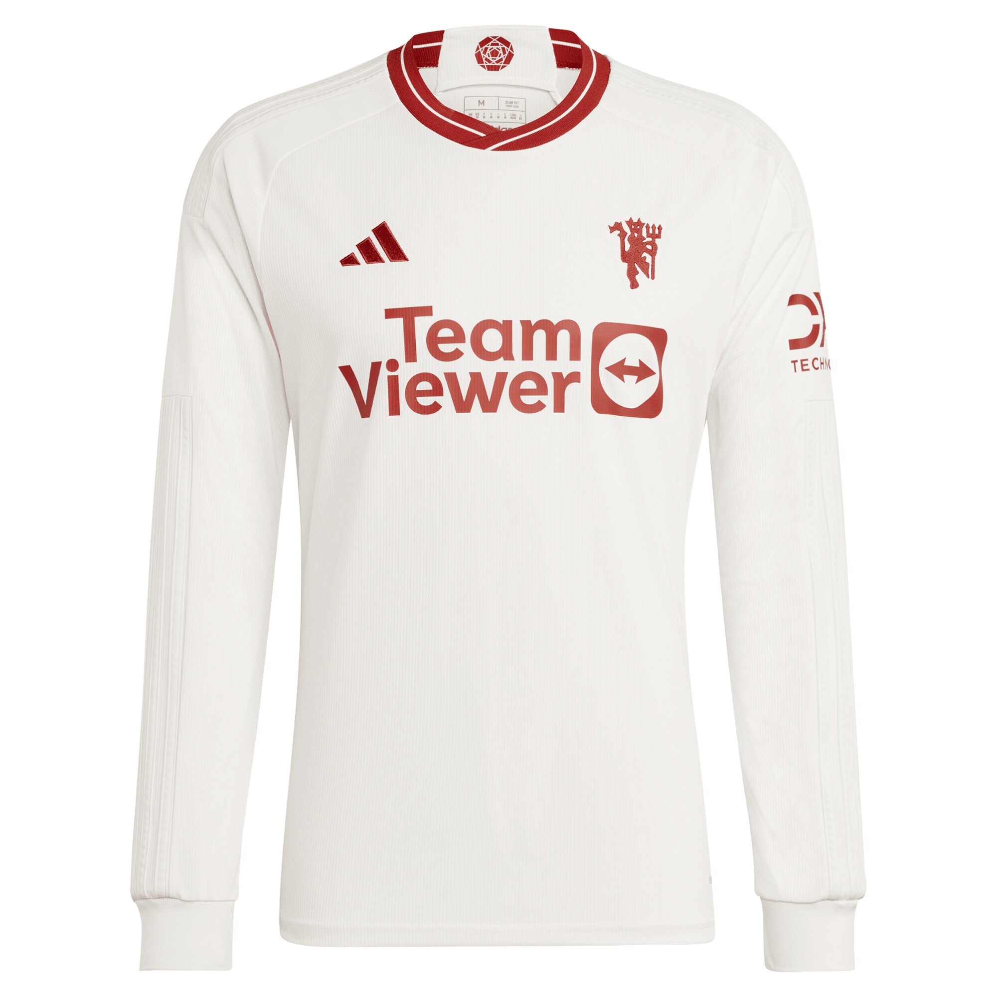 Manchester United WSL Third Shirt 2023-24 Long Sleeve With Evans 15 Printing