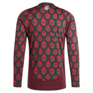 Mexico National Team 2024 Home Long Sleeve Jersey - Burgundy
