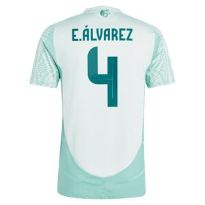 Edson Alvarez Mexico National Team 2024 Away Authentic Player Jersey - Green