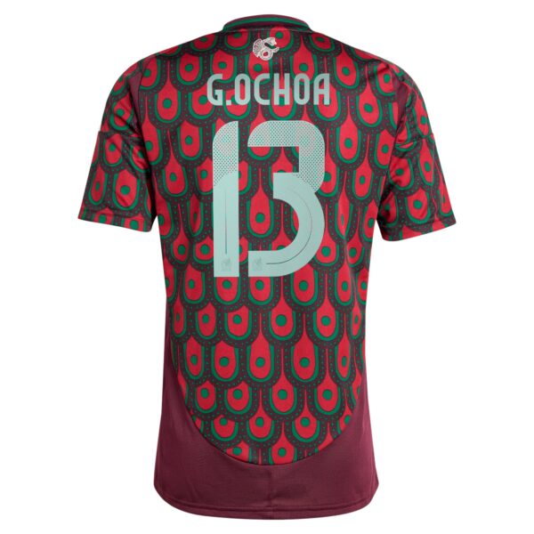 Guillermo Ochoa Mexico National Team 2024 Home Player Jersey - Burgundy