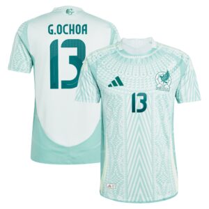 Guillermo Ochoa Mexico National Team 2024 Away Authentic Player Jersey - Green
