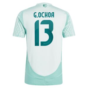 Guillermo Ochoa Mexico National Team 2024 Away Authentic Player Jersey - Green