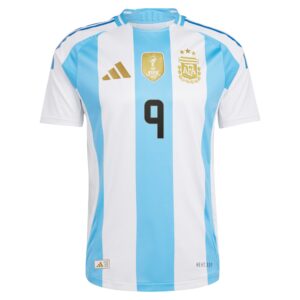 Julián Álvarez Argentina National Team 2024 Home Authentic Jersey - White