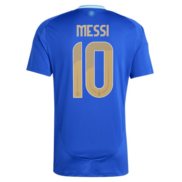 Lionel Messi Argentina National Team 2024 Away Player Jersey - Blue