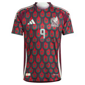 Raul Jimenez Mexico National Team 2024 Home Authentic Player Jersey - Burgundy