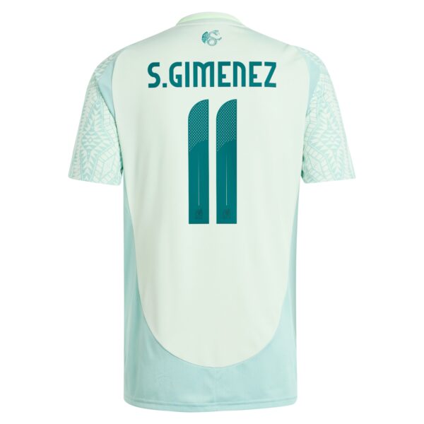 Santiago Giménez Mexico National Team 2024 Away Player Jersey - Green