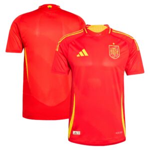 Spain National Team 2024 Home Authentic Jersey - Scarlet