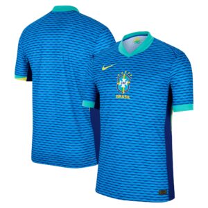 Brazil National Team 2024 Away Match Authentic Jersey – Blue