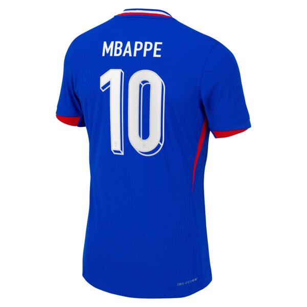 Kylian Mbappe France National Team 2024 Home Authentic Jersey - Blue