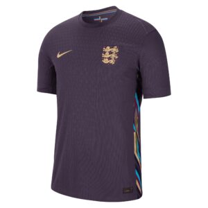 England National Team 2024 Away Authentic Blank Jersey - Purple