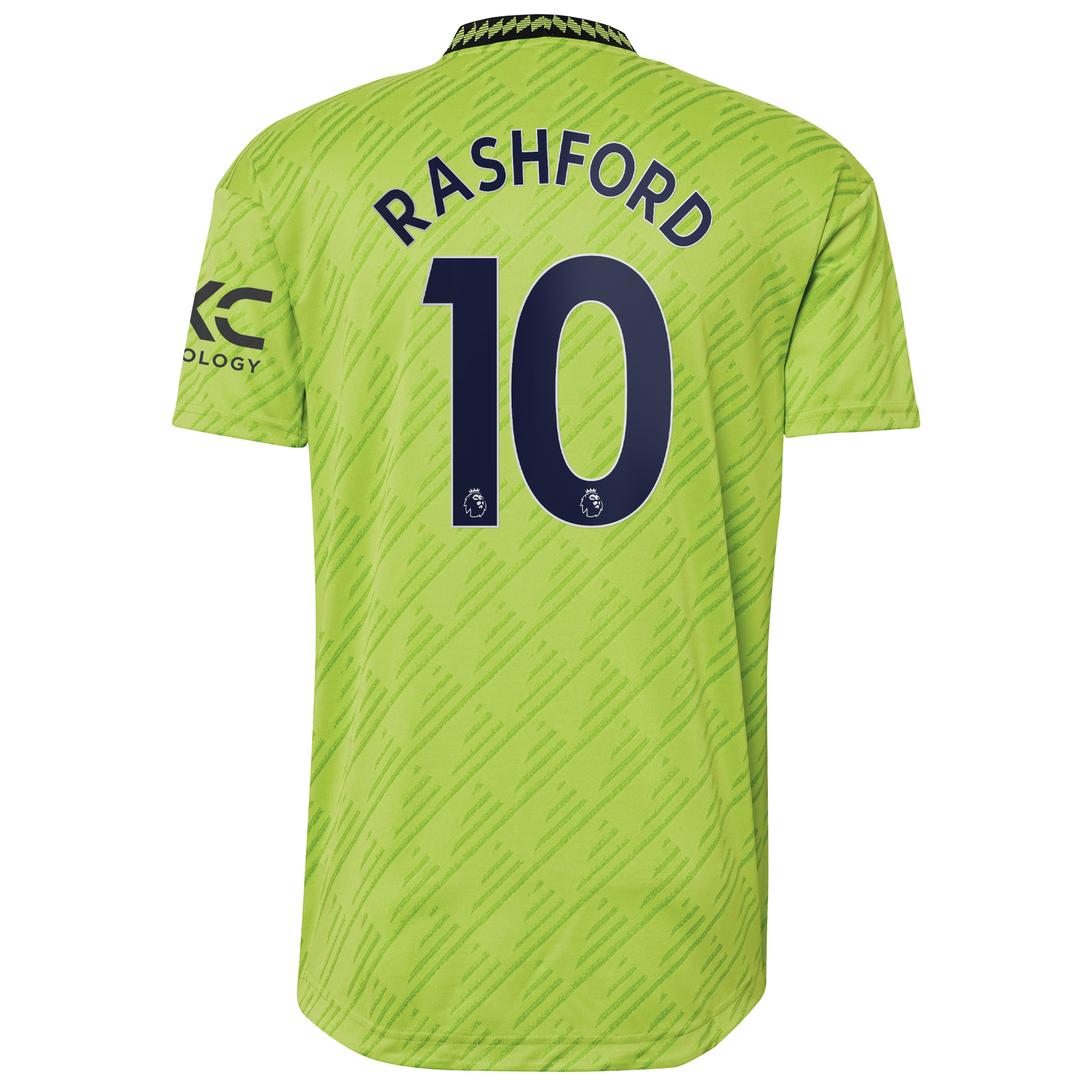 Manchester United Third Authentic Shirt 2022-23 with Rashford 10 printing