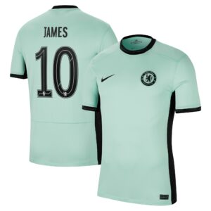 Chelsea Third Stadium Shirt 2023-24 With James 10 Printing