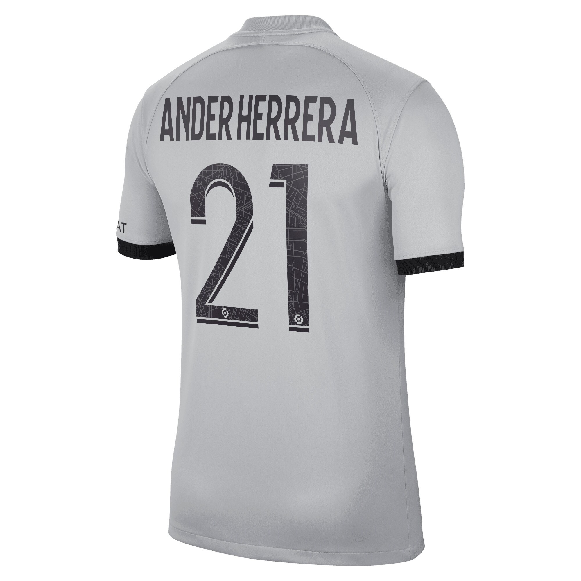 Paris Saint-Germain Away Stadium Shirt 2022-23 with Ander Herrera 21 printing