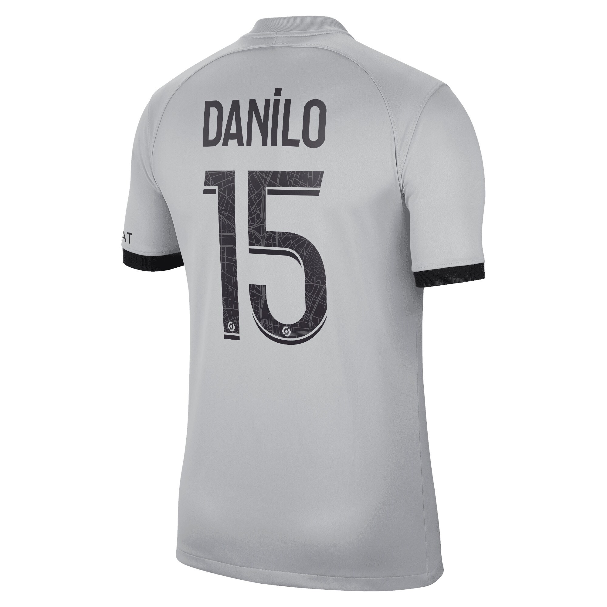 Paris Saint-Germain Away Stadium Shirt 2022-23 with Danilo 15 printing