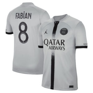 Paris Saint-Germain Away Stadium Shirt 2022-23 with Fabian 8 printing