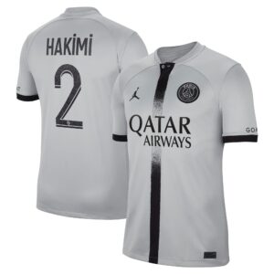 Paris Saint-Germain Away Stadium Shirt 2022-23 with Hakimi 2 printing