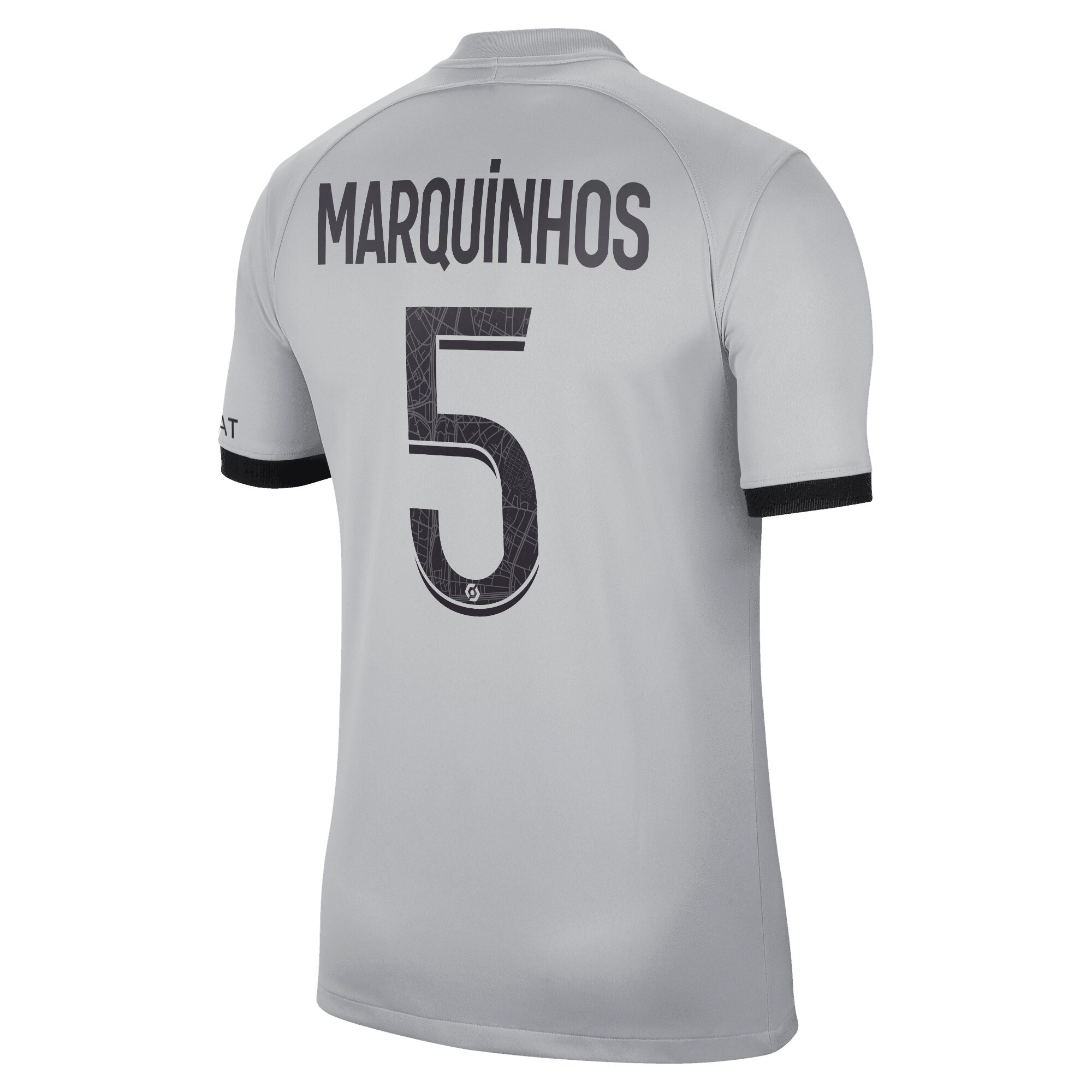 Paris Saint-Germain Away Stadium Shirt 2022-23 with Marquinhos 5 printing