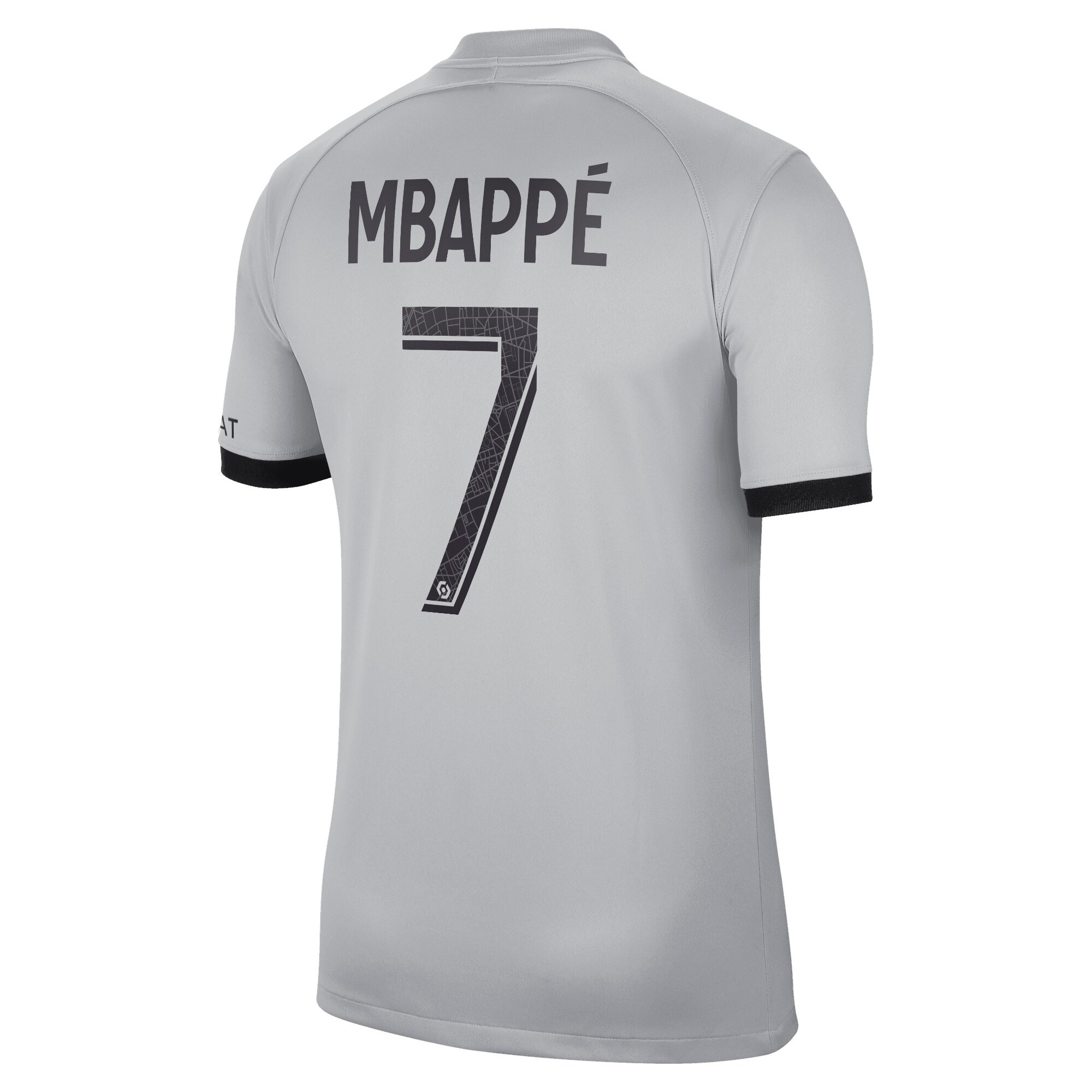 Paris Saint-Germain Away Stadium Shirt 2022-23 with Mbappé 7 printing