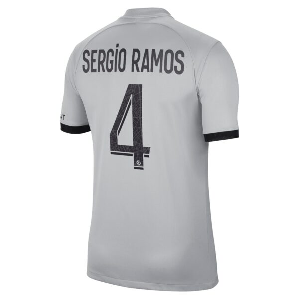 Paris Saint-Germain Away Stadium Shirt 2022-23 with Sergio Ramos 4 printing