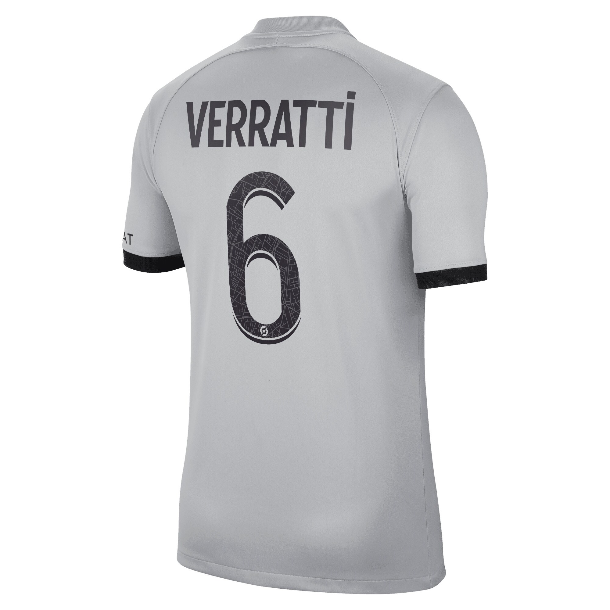 Paris Saint-Germain Away Stadium Shirt 2022-23 with Verratti 6 printing
