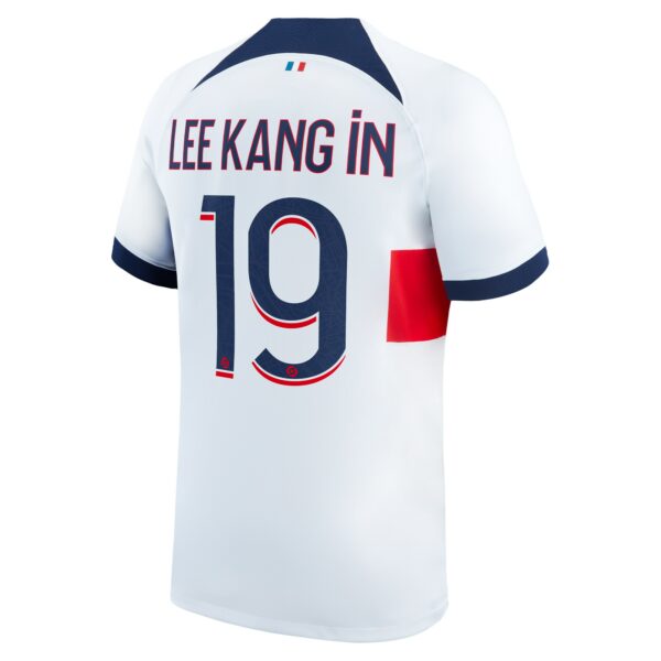 Paris Saint-Germain Away Stadium Shirt 2023-24 with Lee Kang In 19 printing