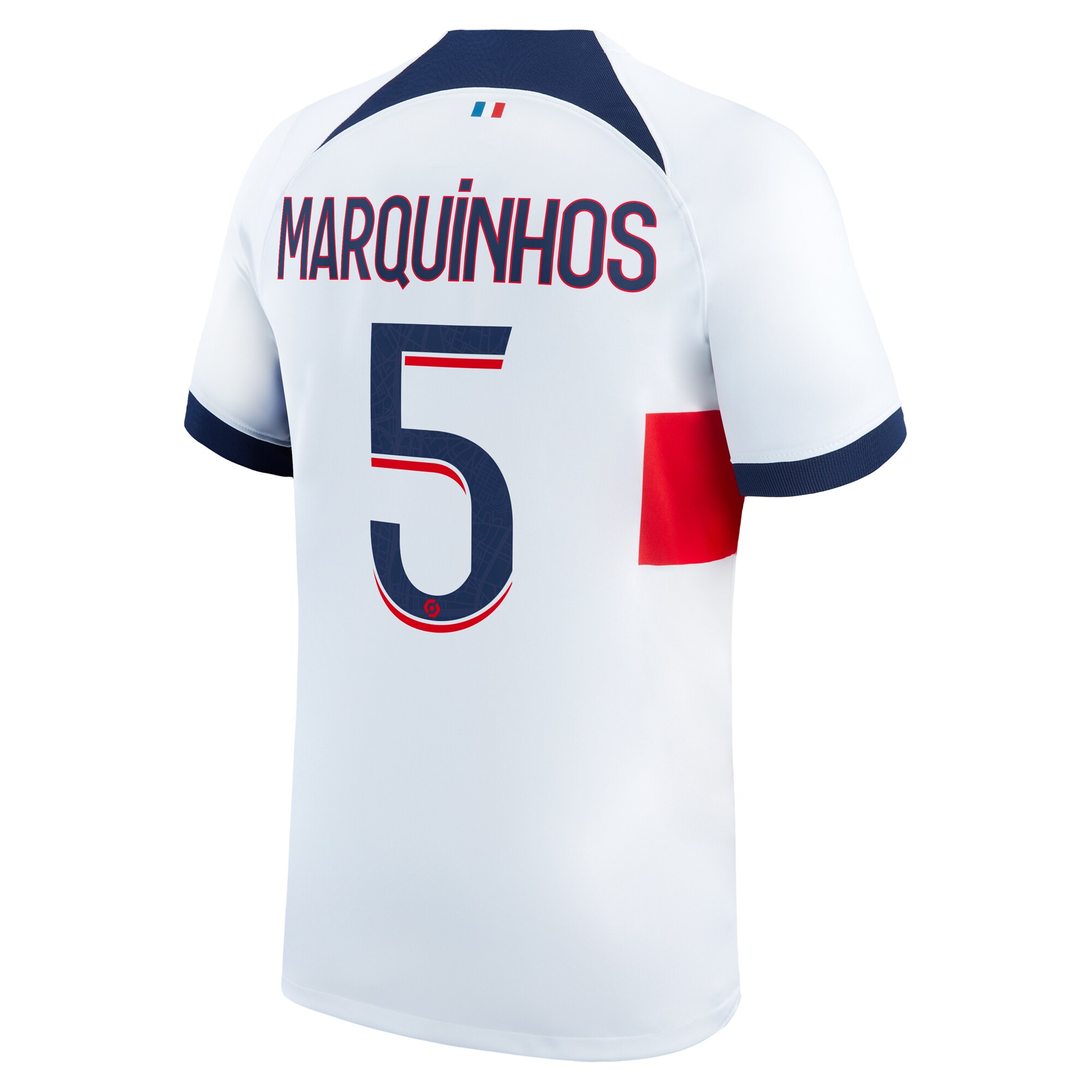Paris Saint-Germain Away Stadium Shirt 2023-24 with Marquinhos 5 printing