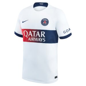 Paris Saint-Germain Away Stadium Shirt 2023-24 with Zaïre-Emery 33 printing