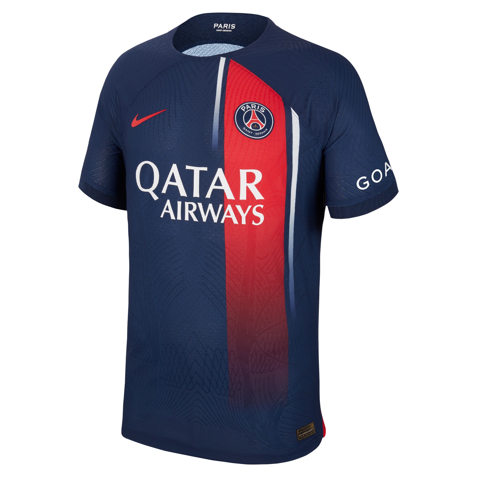 Paris Saint-Germain Home Dri Fit Adv Match Shirt 2023-24 with M.Asensio 11 printing