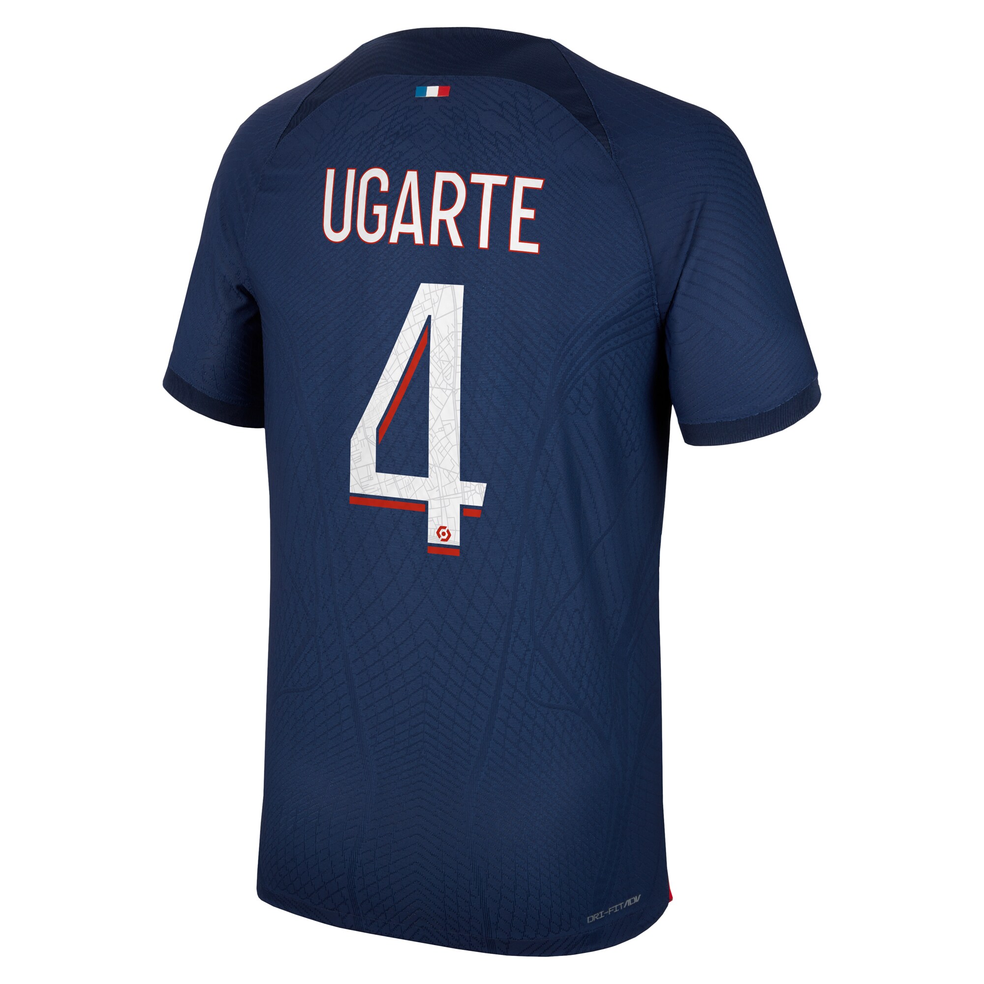 Paris Saint-Germain Home Dri Fit Adv Match Shirt 2023-24 with Ugarte 4 printing