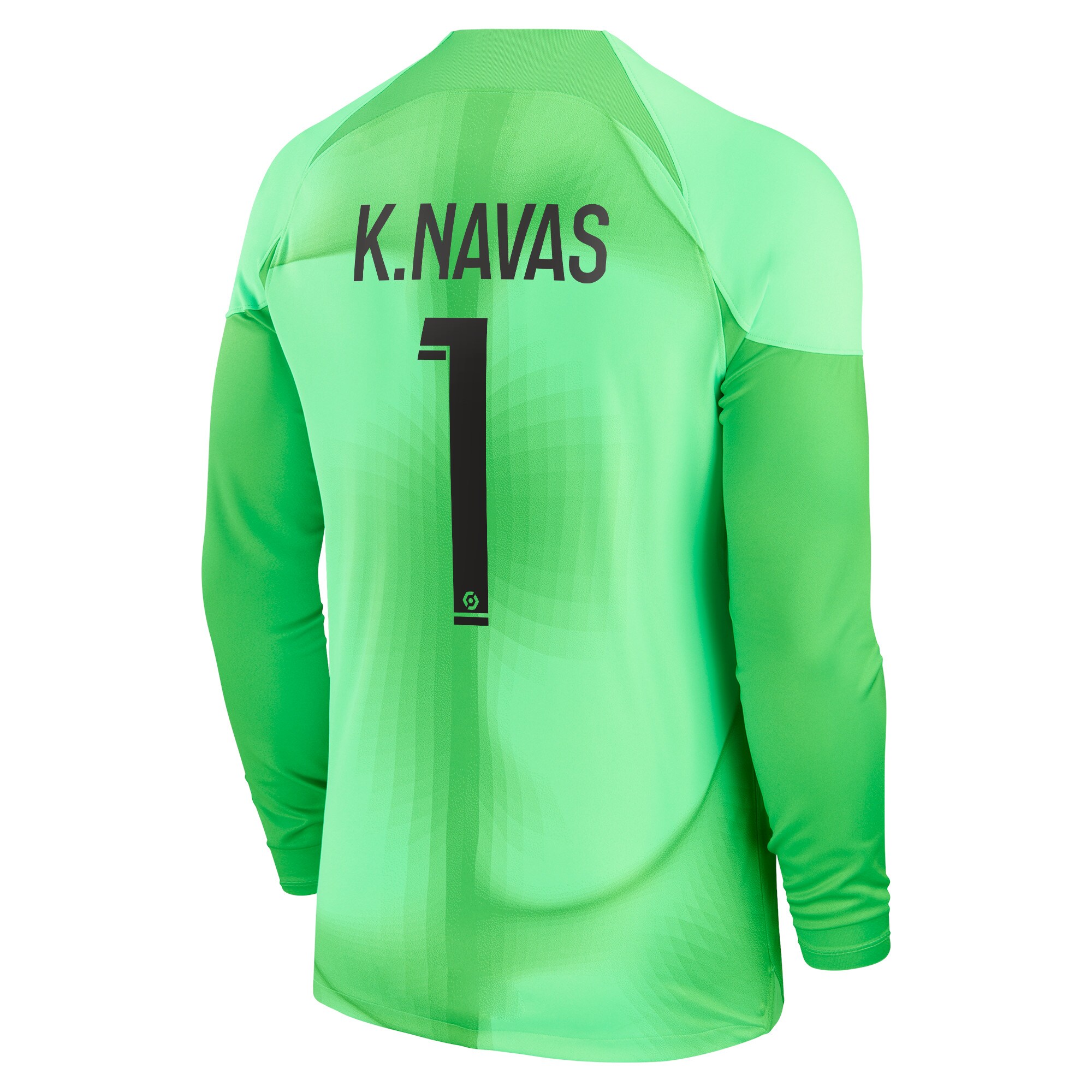Paris Saint-Germain Home Goalkeeper Shirt LS 2022-23 with K.Navas 1 printing