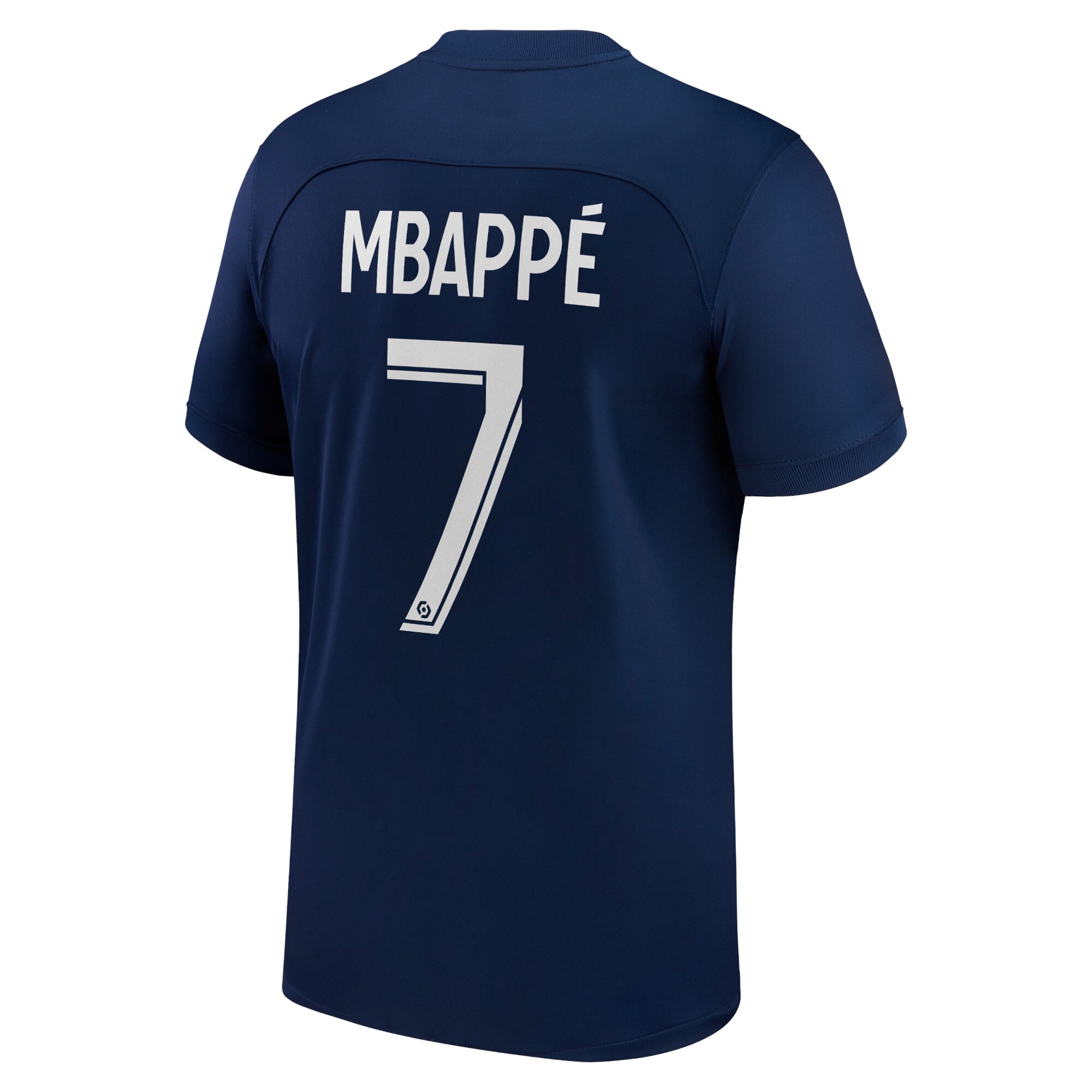 Paris Saint-Germain Home Stadium Shirt 2022-2023 with Mbappé 7 printing