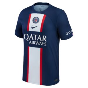 Paris Saint-Germain Home Stadium Shirt 2022-23 with Mukiele 26 printing