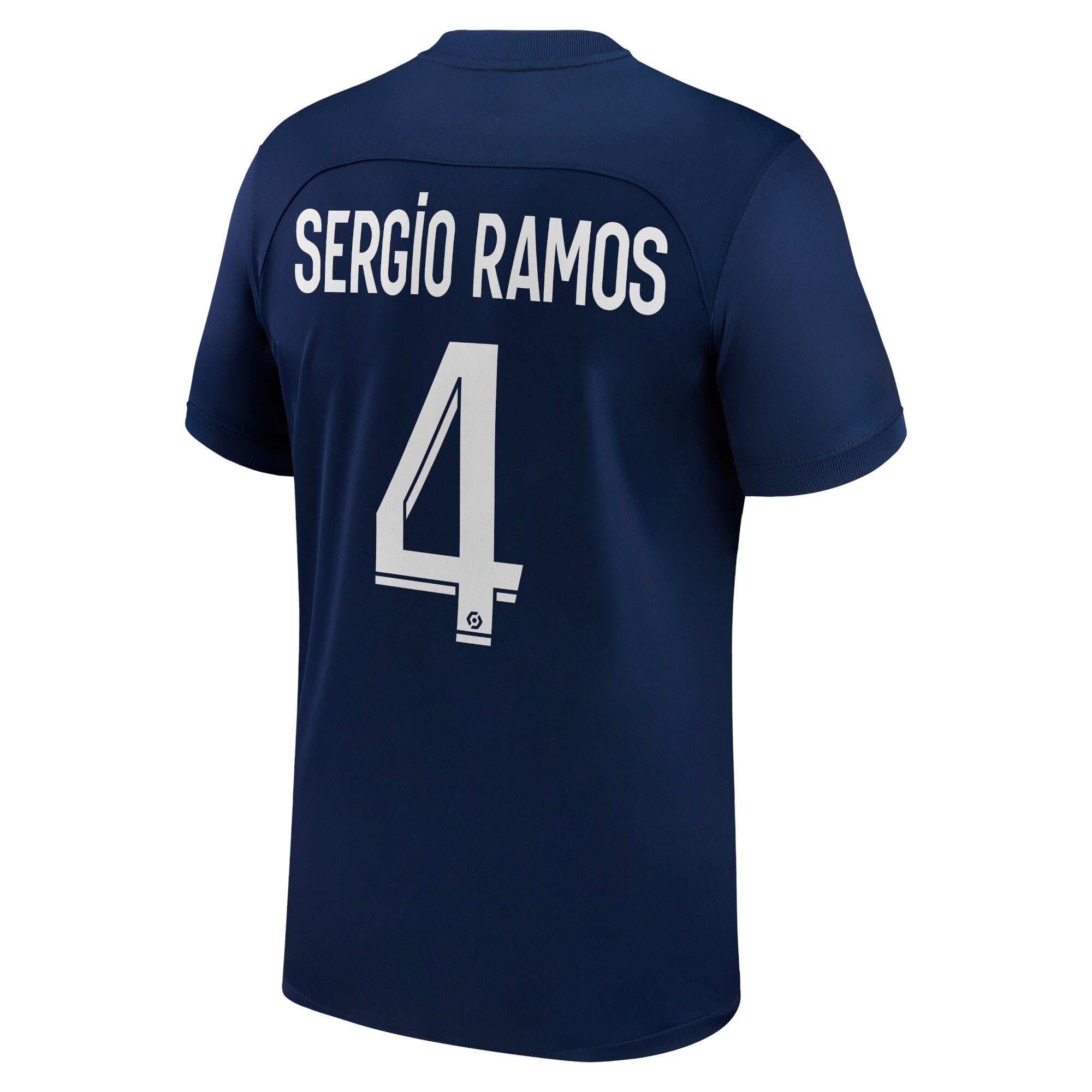 Paris Saint-Germain Home Stadium Shirt 2022-2023 with Sergio Ramos 4 printing