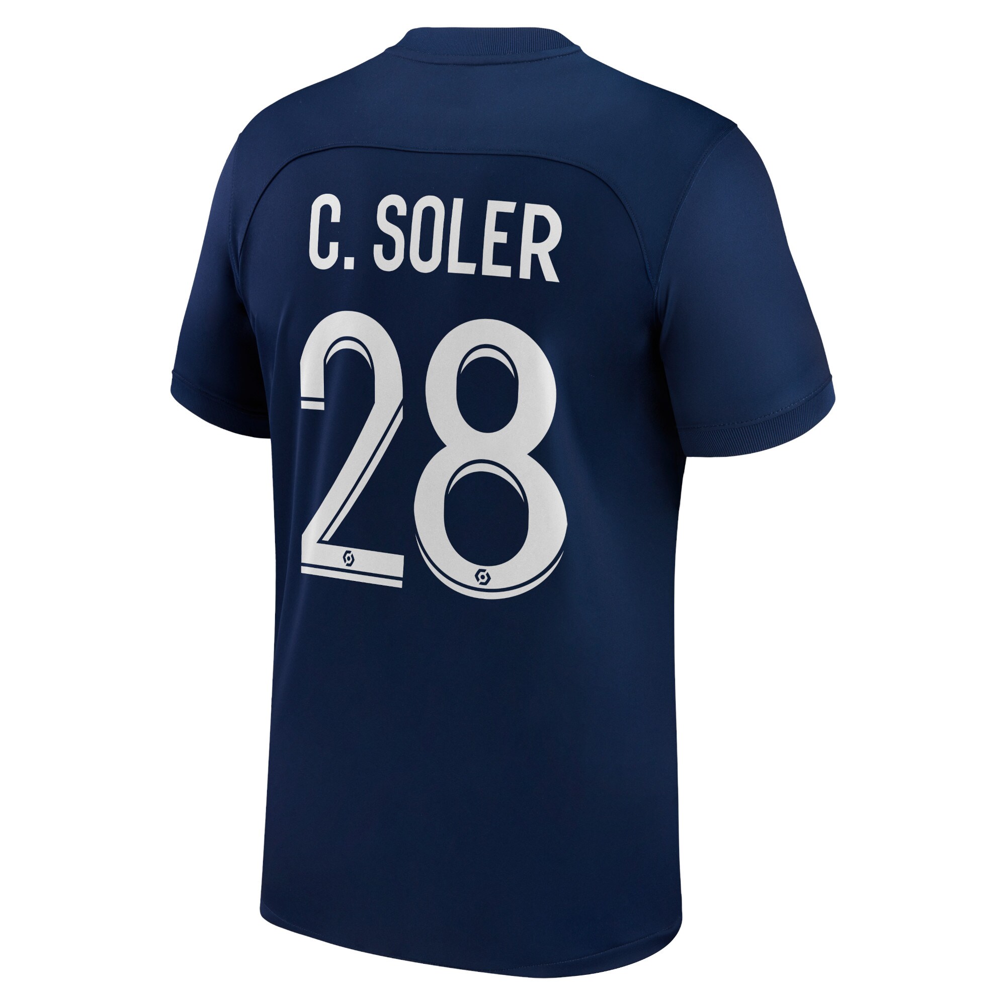 Paris Saint-Germain Home Stadium Shirt 2022-23 with Soler 28 printing