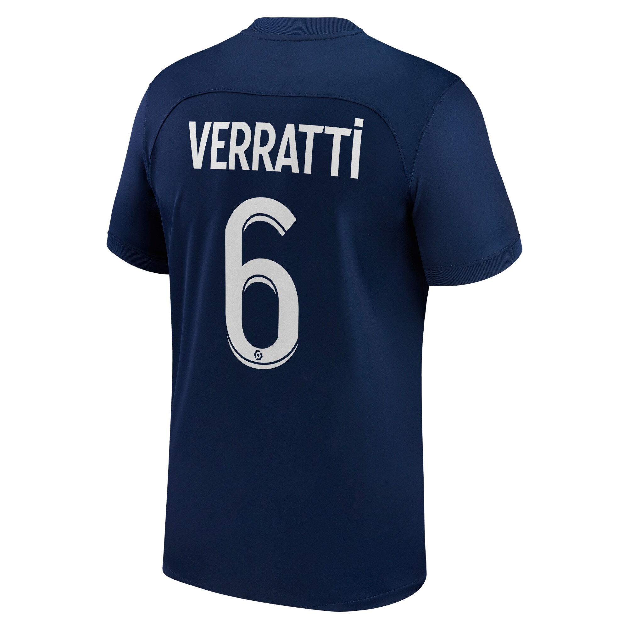 Paris Saint-Germain Home Stadium Shirt 2022-2023 with Verratti 6 printing