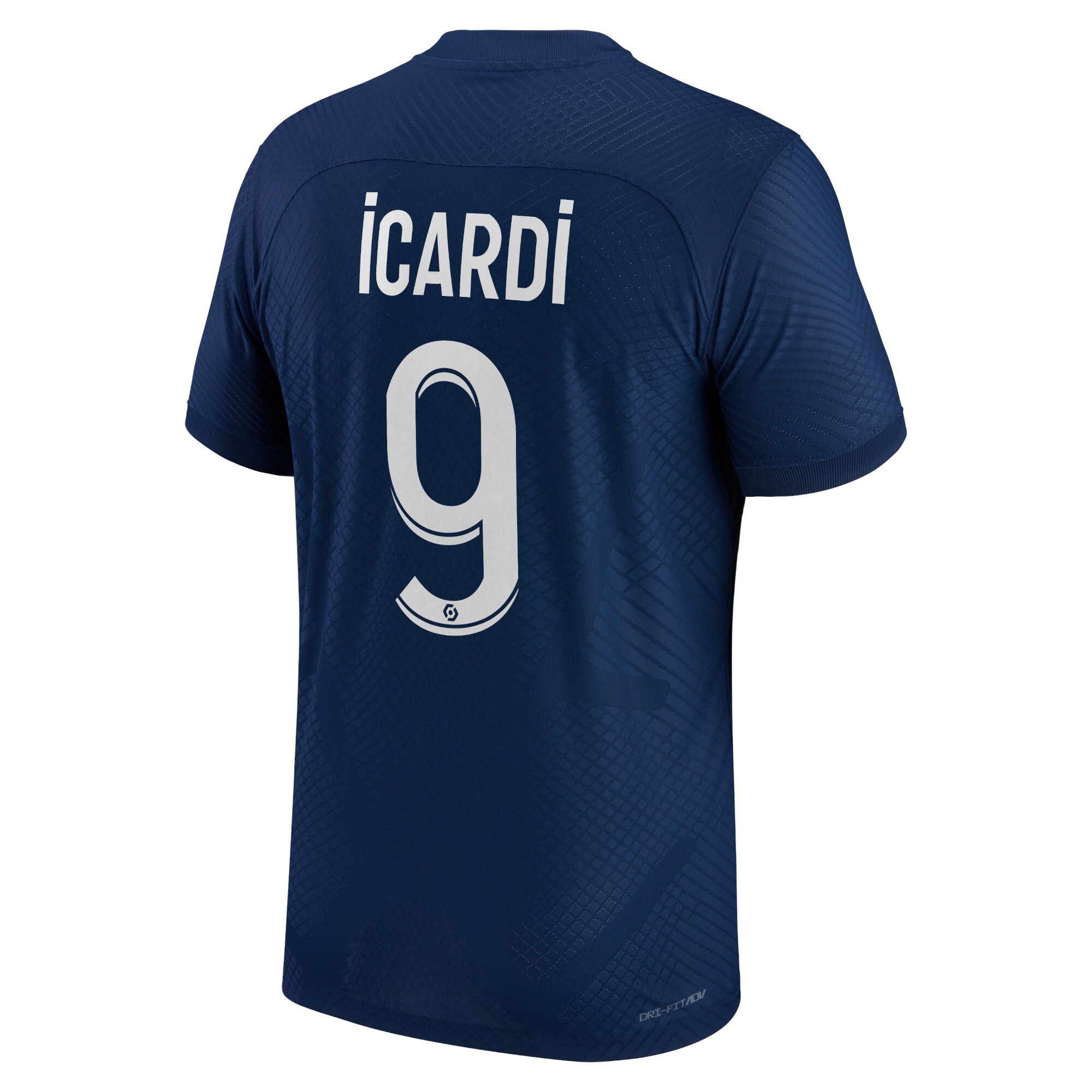 Paris Saint-Germain Home Vapor Match Shirt 2022-23 with Icardi 9 printing