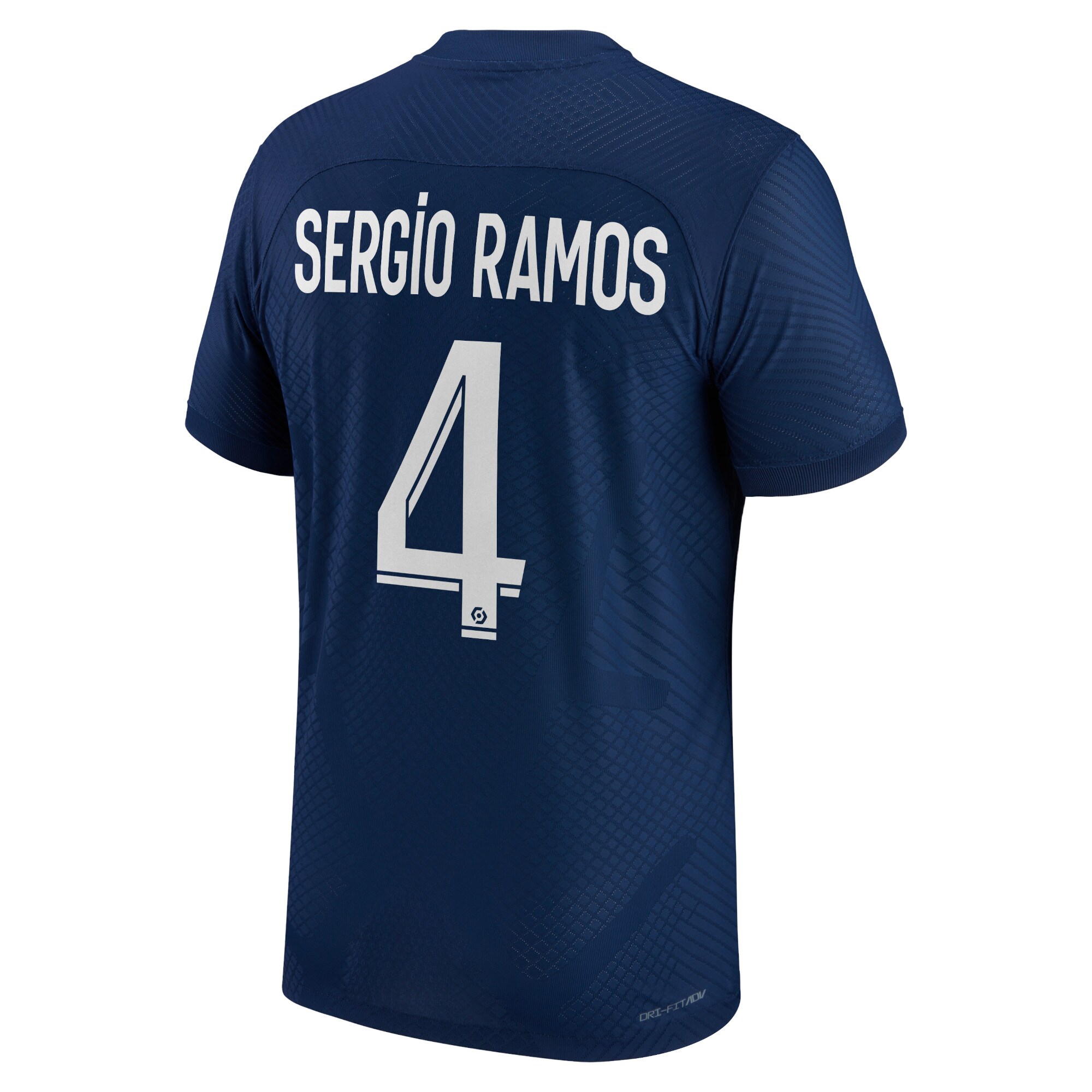 Paris Saint-Germain Home Vapor Match Shirt 2022-2023 with Sergio Ramos 4 printing