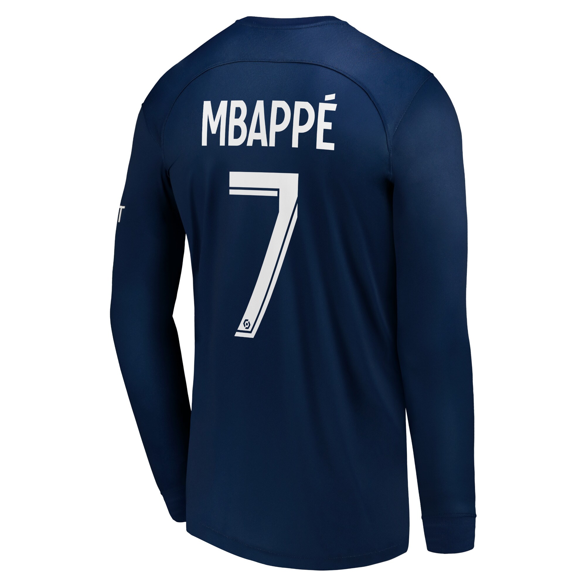 Paris Saint-Germain LS Home Stadium Shirt 2022-23 with Mbappé 7 printing
