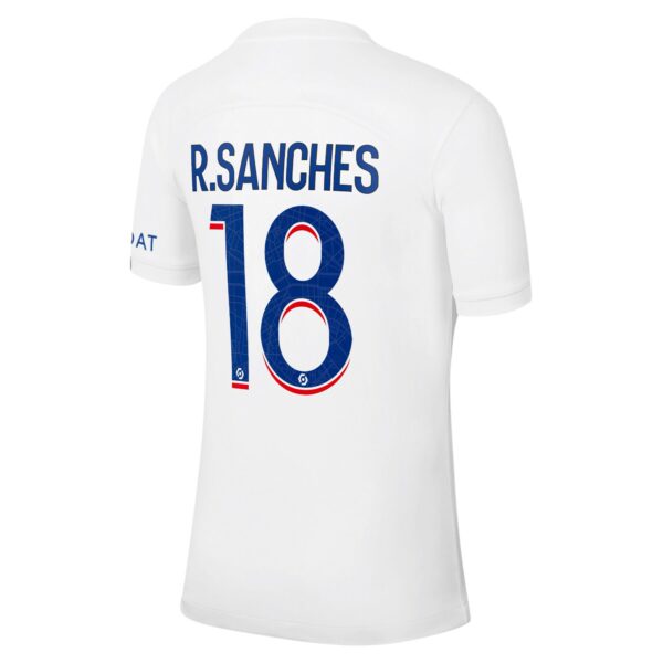 Paris Saint-Germain Third Stadium Shirt 2022-23 with R.Sanches 18 printing