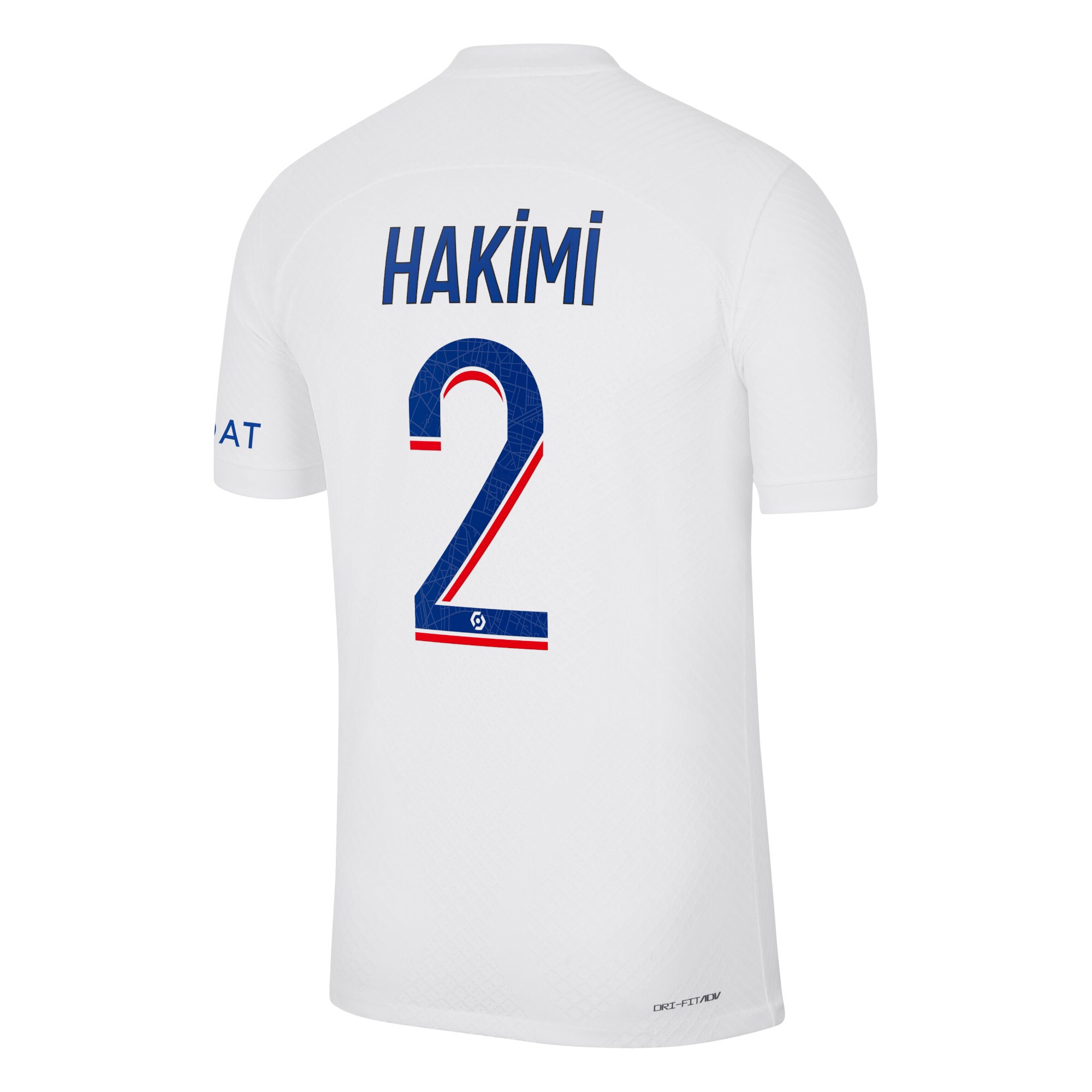Paris Saint-Germain Third Vapor Match Shirt 2022-23 with Hakimi 2 printing