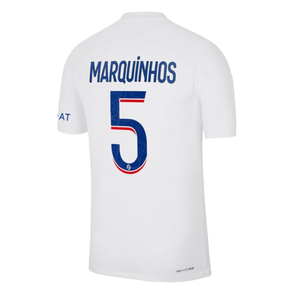 Paris Saint-Germain Third Vapor Match Shirt 2022-23 with Marquinhos 5 printing