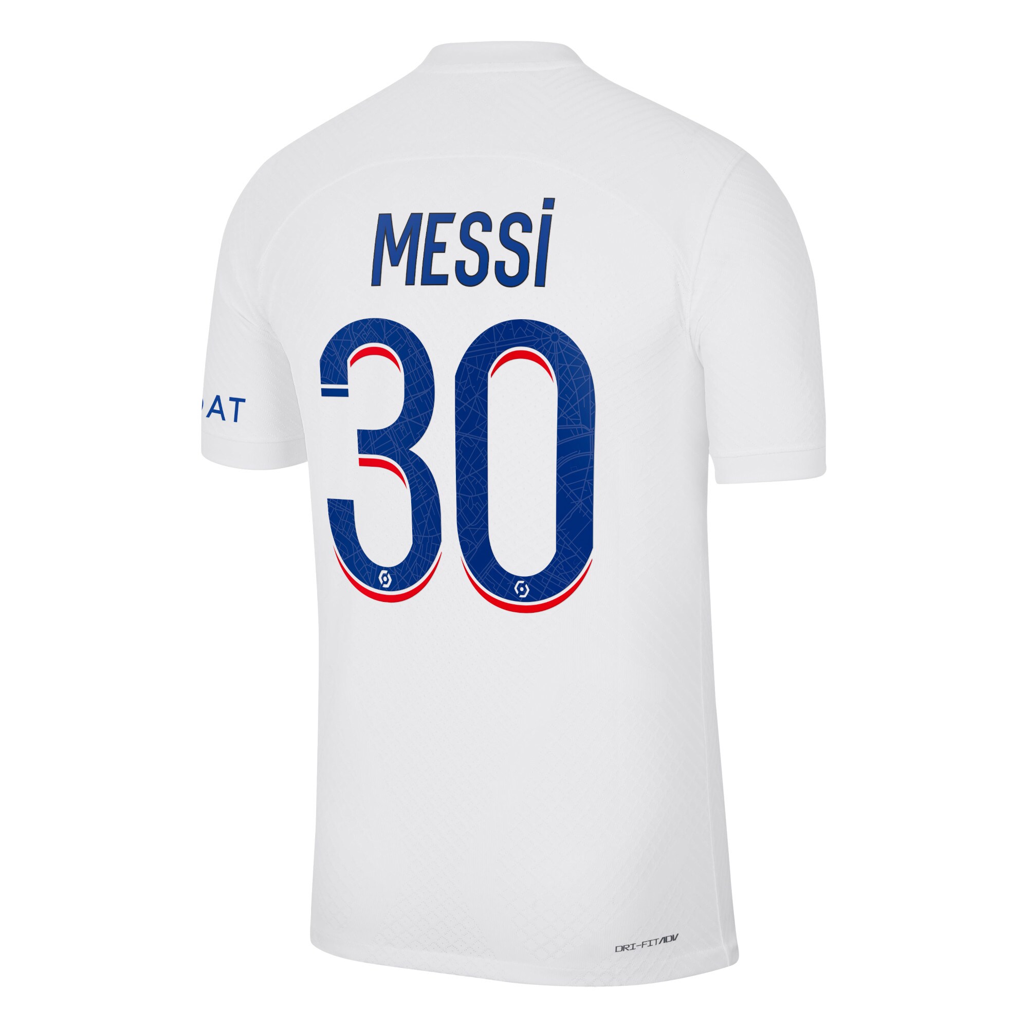 Paris Saint-Germain Third Vapor Match Shirt 2022-23 with Messi 30 printing