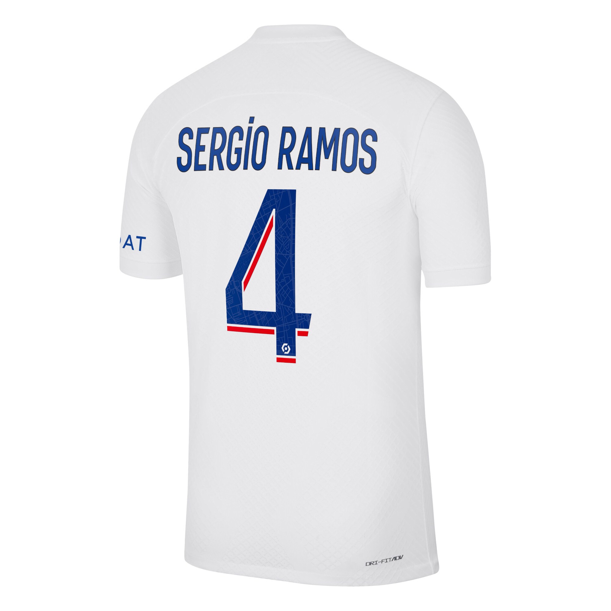 Paris Saint-Germain Third Vapor Match Shirt 2022-23 with Sergio Ramos 4 printing