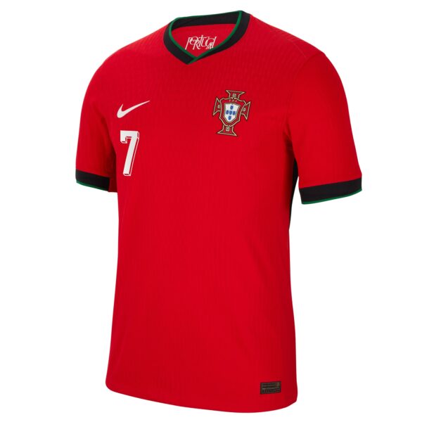 Portugal Home Dri-FIT ADV Match Shirt 2024 with Ronaldo 7 printing