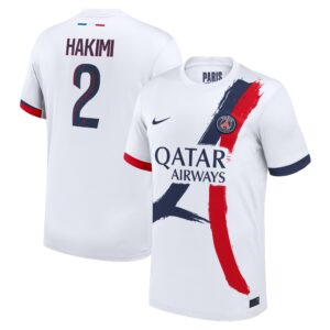 PSG Away Stadium Shirt 2024-2025 with Hakimi 2 printing