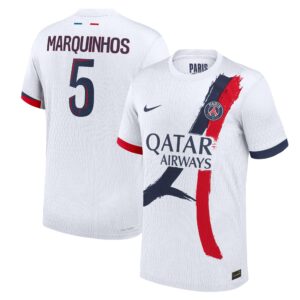 PSG Dri-Fit ADV Away Match Shirt 2024-25 with Marquinhos 5 printing