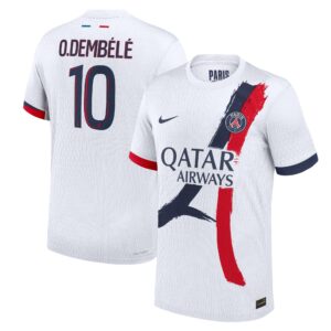PSG Dri-Fit ADV Away Match Shirt 2024-25 with O.Dembélé 10 printing